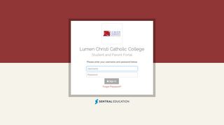 
                            11. Sentral Login - Sentral Staff Portal - Lumen Christi Catholic College