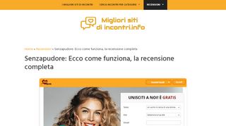 
                            4. Senzapudore: Ecco come funziona, la recensione completa