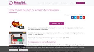 
                            2. Senzapudore | Recensione sito di incontri | 2019