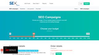 
                            6. SEO Campaigns & Packages - SEOeStore Panel
