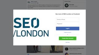 
                            6. SEO London - Have you applied for the SEO Academy?... | Facebook