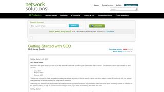 
                            3. SEO Set-up Guide - Network Solutions