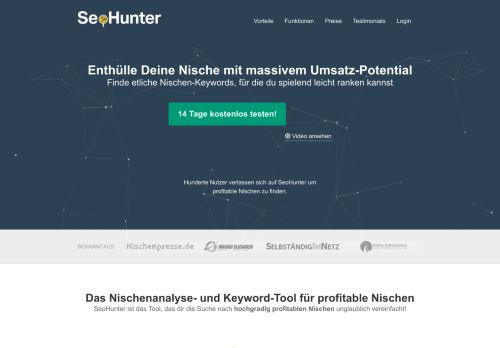 
                            1. SeoHunter - Das beliebte Analysetool für Nischenseiten