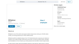 
                            8. SEOptimer | LinkedIn