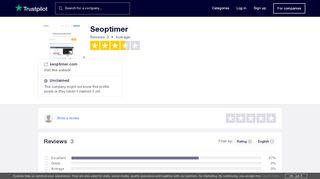 
                            11. Seoptimer Reviews | Read Customer Service Reviews of seoptimer.com