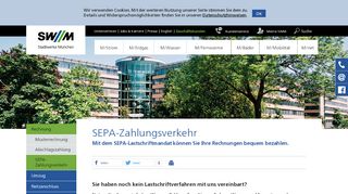 
                            8. SEPA-Zahlungsverkehr - Stadtwerke München