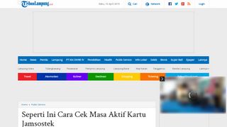 
                            12. Seperti Ini Cara Cek Masa Aktif Kartu Jamsostek - Tribun Lampung