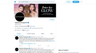 
                            11. Sephora Singapore (@sephorasg) | Twitter