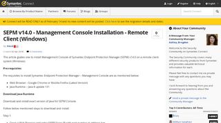 
                            13. SEPM v14.0 - Management Console Installation - Remote Client ...