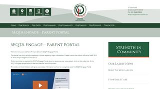 
                            12. SEQTA Engage – Parent Portal - Liwara Catholic Primary School