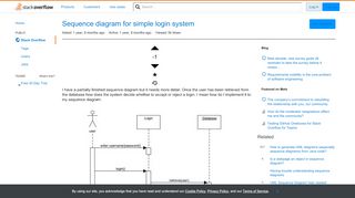 
                            11. Sequence diagram for simple login system - Stack Overflow