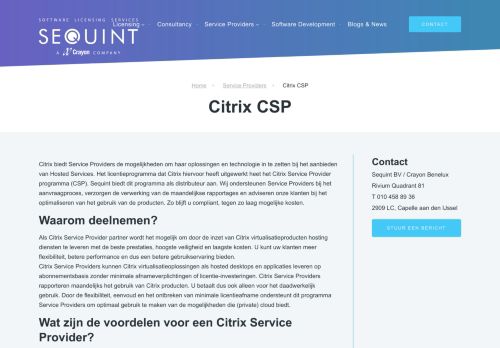 
                            9. Sequint - Citrix CSP