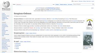 
                            1. Serapions-Ordenen - Wikipedia, den frie encyklopædi