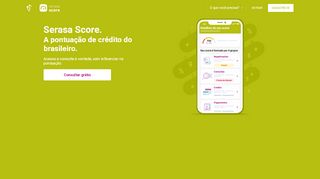 
                            1. Serasa Score - Seu crédito é você quem faz - Serasa Consumidor