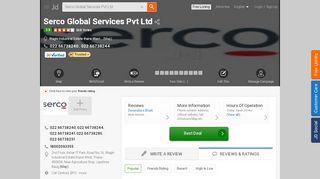 
                            6. Serco Global Services Pvt Ltd, Wagle Industrial Estate-Thane West ...