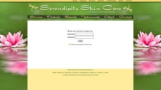 
                            6. Serendipity Skin Care - login