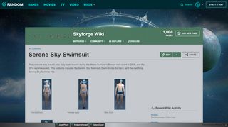 
                            11. Serene Sky Swimsuit | Skyforge Wiki | FANDOM powered by Wikia