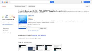 
                            12. Serenity Developer Guide - ASP.NET MVC application platform: ...