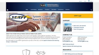 
                            2. SERFF: The System for Electronic Rates & Forms Filing