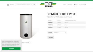 
                            11. Serie EWS E - REMKO
