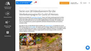 
                            9. Serie von 18 Videobannern für die Werbekampagne für Guild of Heroes