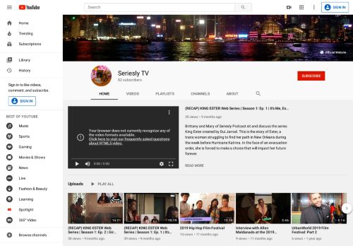 
                            3. Seriesly TV - YouTube