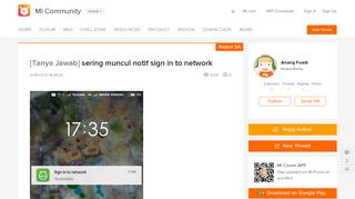 
                            7. sering muncul notif sign in to network - Redmi 5A - Mi Community ...