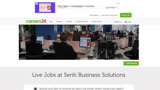 
                            10. Seriti Business Solutions Jobs and Vacancies - Careers24