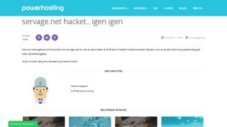 
                            11. servage.net hacket.. igen igen - Powerhosting ApS