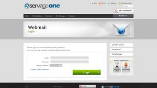 
                            5. Servage.net Hosting - Webmail