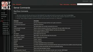 
                            1. Server Commands - Play Rust Wiki