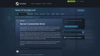 
                            3. Server Connection Error :: Realm of the Mad God General Discussions