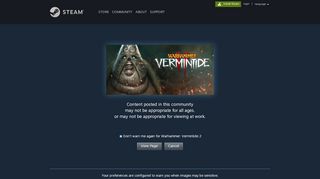 
                            13. Server Error - Sign in Timeout ? :: Warhammer: Vermintide 2 ...