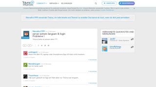 
                            7. server extrem langsam & login Probleme ! | Toluna