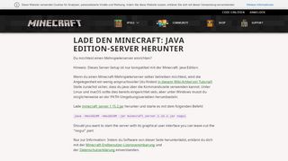 
                            12. Server für Minecraft: Java Edition herunterladen | Minecraft