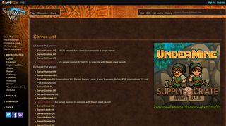 
                            5. Server List - Runes of Magic Wiki
