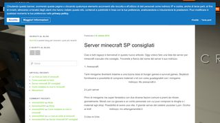 
                            13. Server minecraft SP consigliati | minecraftinfo - MyBlog