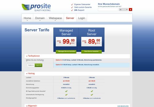 
                            4. Server - prosite.de