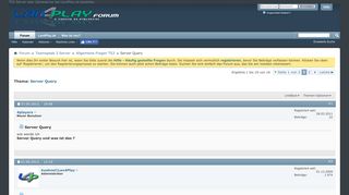 
                            6. Server Query - Lan4Play.de