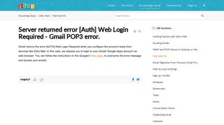 
                            2. Server returned error [Auth] Web Login Required - Gmail ...