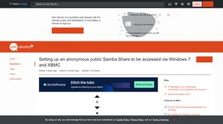 
                            1. server - Setting up an anonymous public Samba Share to be accessed ...