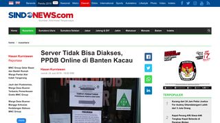 
                            6. Server Tidak Bisa Diakses, PPDB Online di Banten Kacau - SINDOnews