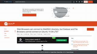 
                            4. server - Web Browsers can connect to WebDAV directory, but Cadaver ...