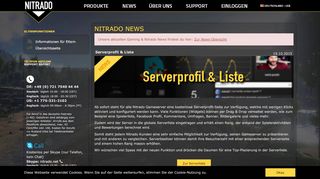 
                            7. Serverprofil & Liste | nitrado.net