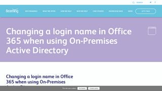 
                            10. Servers & applications Changing a login name in Office 365 when ...