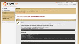 
                            12. Serveur Mail Problème IMAP NO LOGIN failed / Serveurs / Forum ...