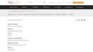 
                            13. Serviç o Integrado de Administração Tributária - SIAT | Estado de ...