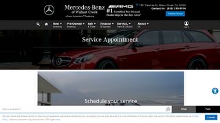 
                            11. Service Appointment | Mercedes-Benz of Walnut Creek