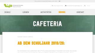 
                            7. Service | Cafeteria — Eichendorffschule