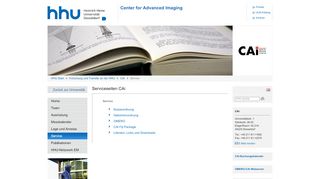 
                            4. Service - CAi - Heinrich-Heine-Universität Düsseldorf